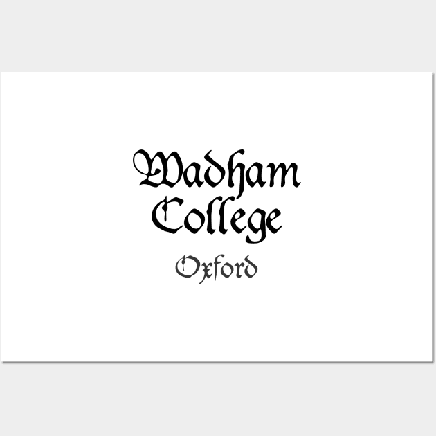 Oxford Wadham College Medieval University Wall Art by RetroGeek